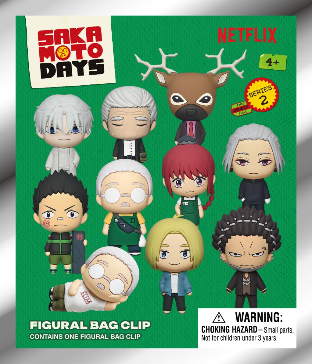 SAKAMOTO DAYS - Series 2 - 3D Foam Bag Clip (Display 24 Pcs) - 3