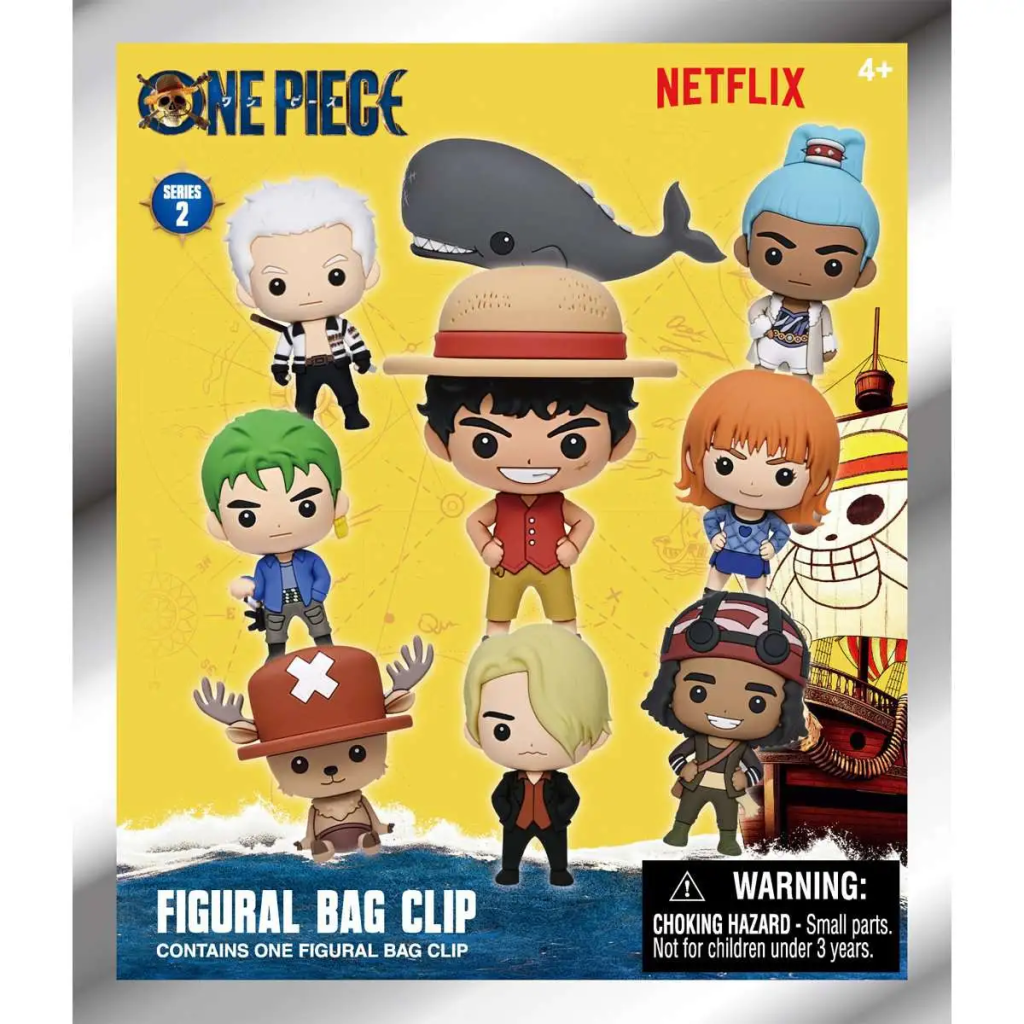 ONE PIECE NETFLIX - Series 2 - 3D Foam Bag Clip (Display 24 Pcs) - 2
