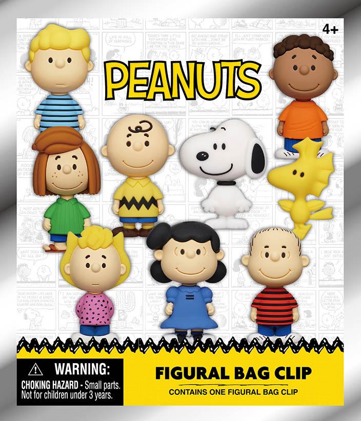 SNOOPY - Series 1 - 3D Foam Bag Clip (Display 24 Pcs) - 3
