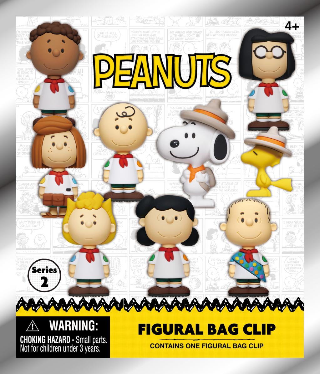 SNOOPY - Series 2 - 3D Foam Bag Clip (Display 24 Pcs) - 3