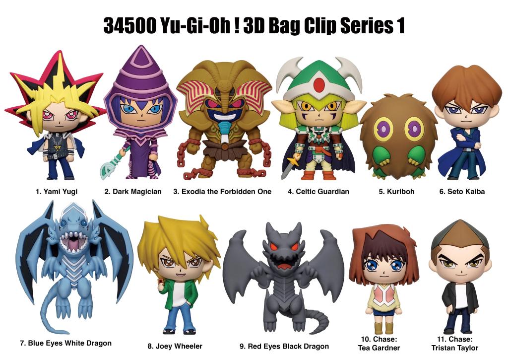 Yu-Gi-Oh - 3D Foam Bag Clip (Display 24 Pcs) - 2