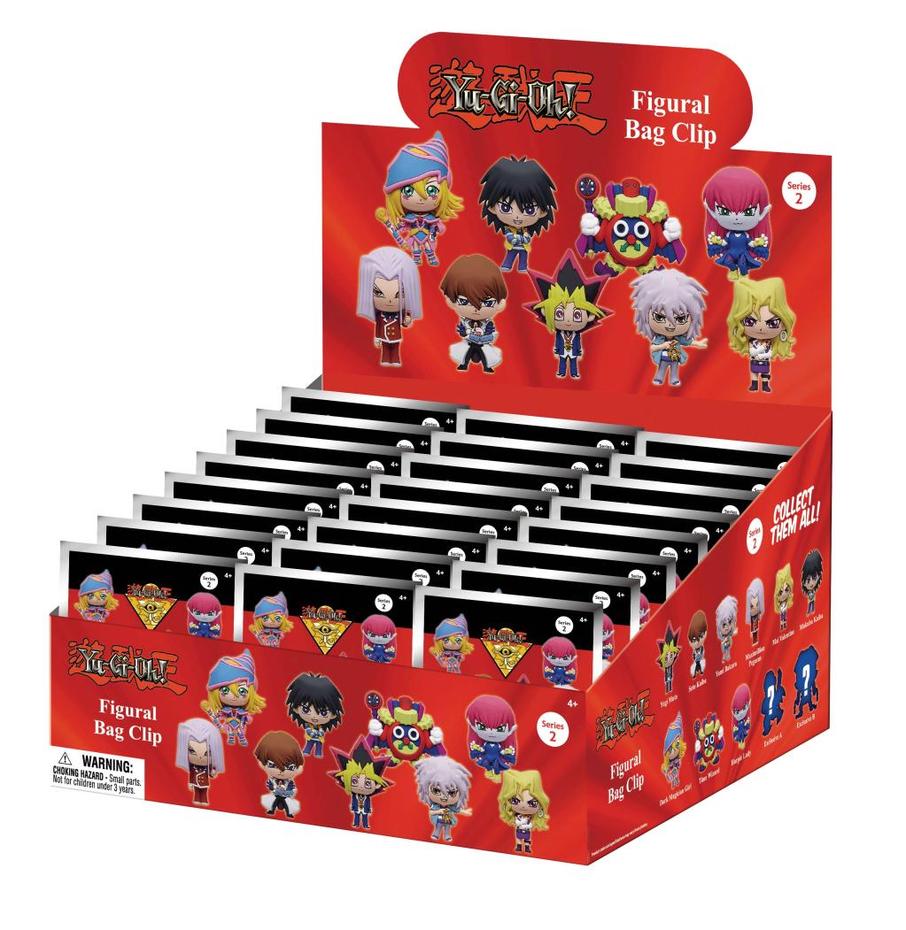 YU-GI-OH - Series 2 - 3D Foam Bag Clip (Display 24 Pcs) : ShopForGeek.com:  Keyring Monogram Yu-Gi-Oh