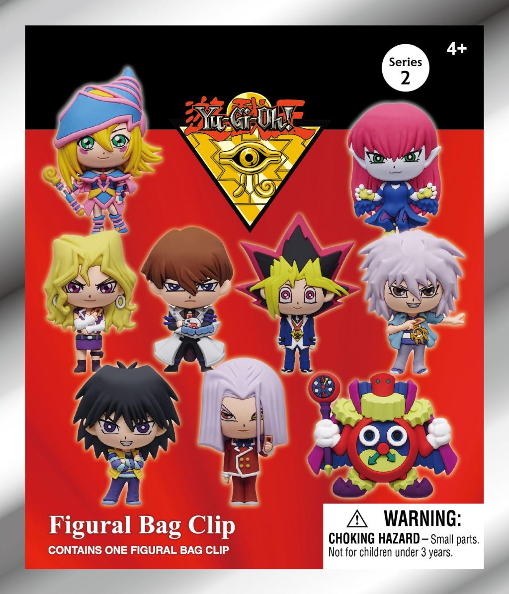 YU-GI-OH - Series 2 - 3D Foam Bag Clip (Display 24 Pcs) - 3