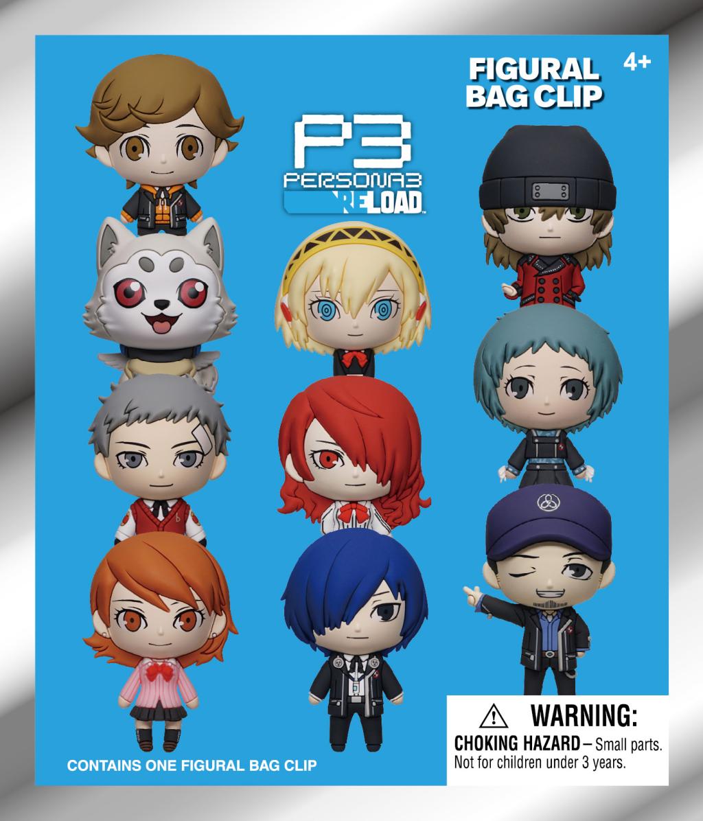 PERSONA 3 RELOAD - Series 1 - 3D Foam Bag Clip (Display 24 Pcs) - 3