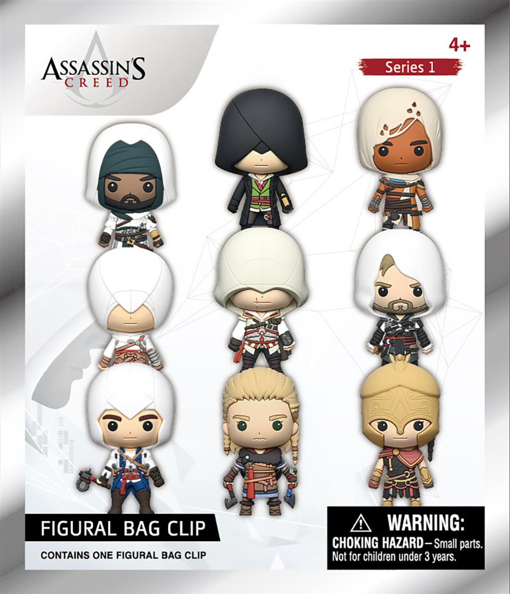 ASSASSIN'S CREED - Series 1 - 3D Foam Bag Clip (Display 24 Pcs) - 3