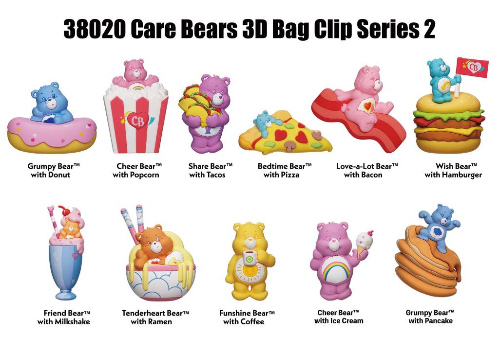 LES BISOUNOURS - Series 2 - 3D Foam Bag Clip (Display 24 Pcs) - 2