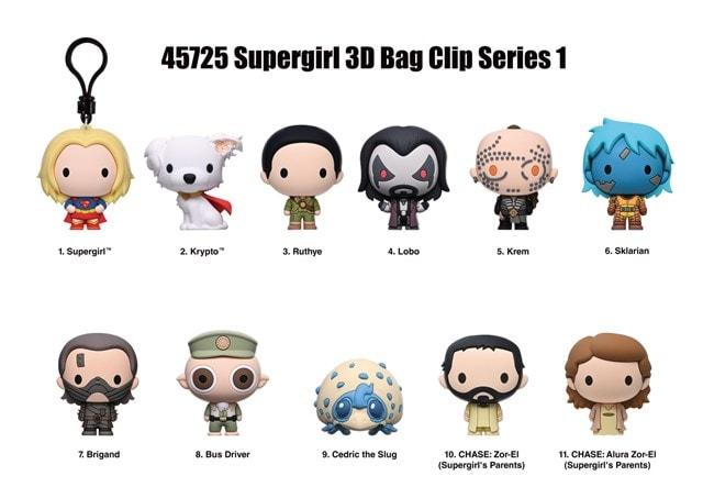 SUPER GIRL MOVIE - Series 1 - 3D Foam Bag Clip (Display 24 Pcs) - 2
