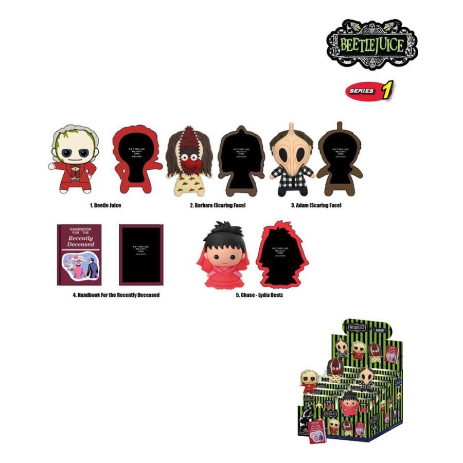 BEETLEJUICE - Series 1 -3D Foam Magnets in blind bags (Display 12 Pcs) - 2