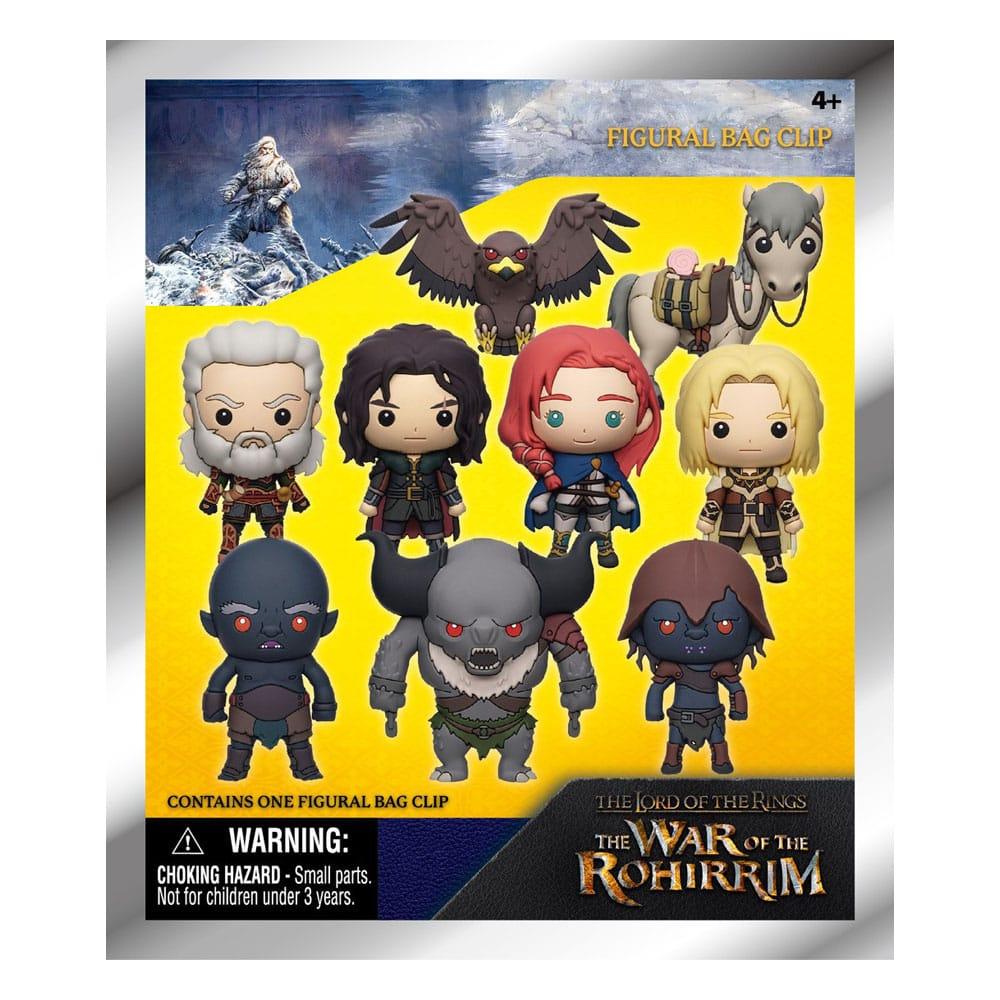 SEIGNEUR DES ANNAUX GUERRE ROHIRRIM -3D Foam Bag Clip (Display 24 Pcs) - 3