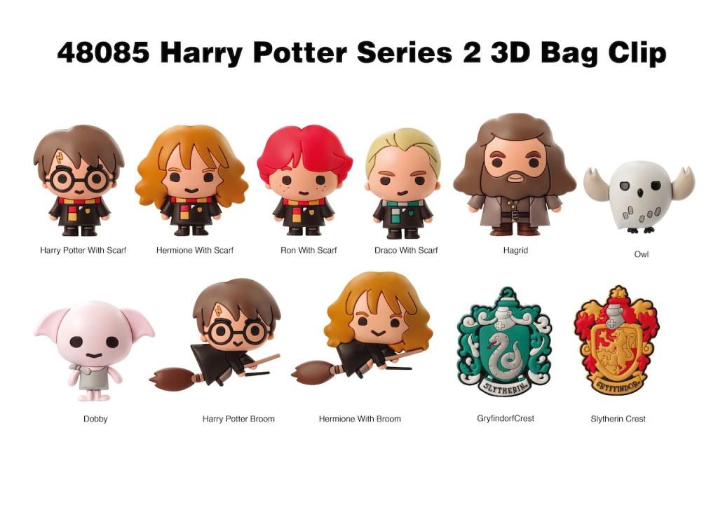 HARRY POTTER Serie 2 - 3D Foam Bag Clip (Display 24 Pcs) - 2