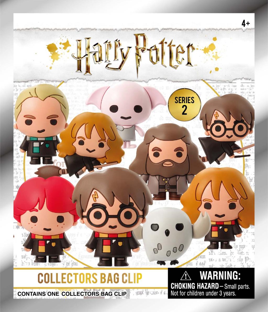HARRY POTTER Serie 2 - 3D Foam Bag Clip (Display 24 Pcs) - 3