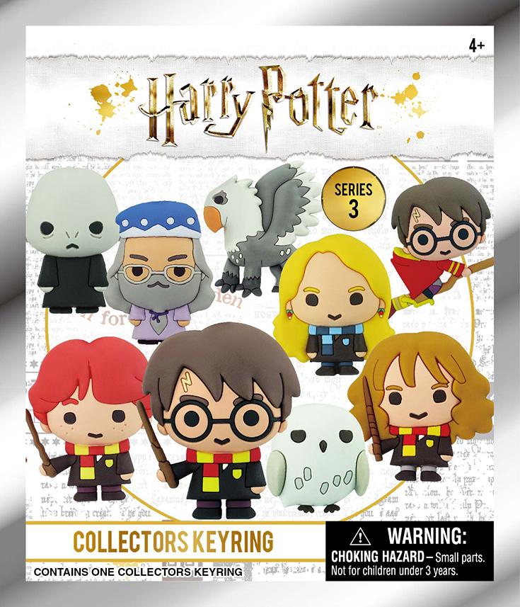HARRY POTTER - Series 3 - 3D Foam Bag Clip (Display 24 Pcs) - 3