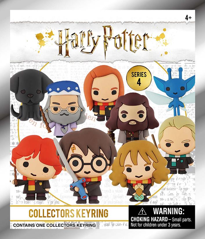 HARRY POTTER - Series 4 - 3D Foam Bag Clip (Display 24 Pcs) - 3