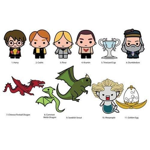 HARRY POTTER - Series 6 - 3D Foam Bag Clip (Display 24 Pcs) - 3