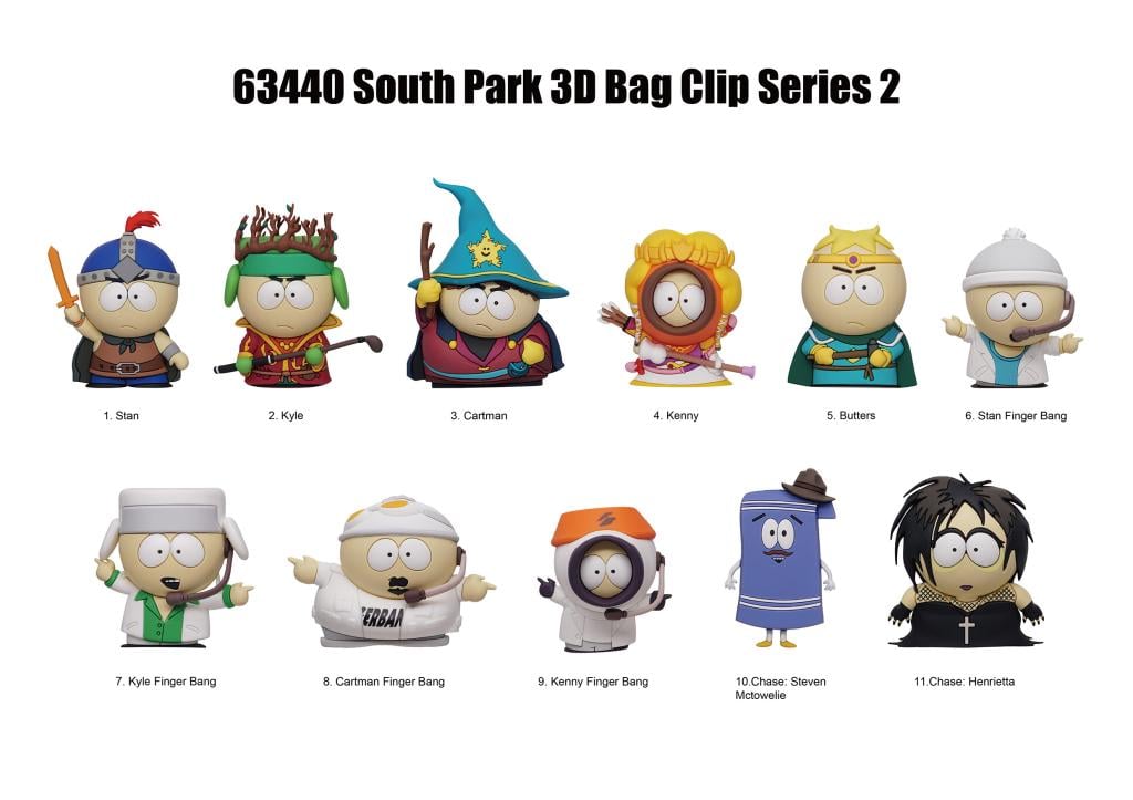 SOUTH PARK - Series 2 - 3D Foam Bag Clip (Display 24 Pcs) - 2