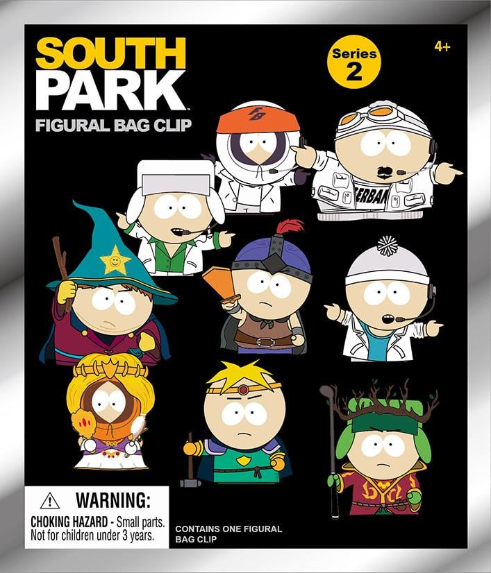 SOUTH PARK - Series 2 - 3D Foam Bag Clip (Display 24 Pcs) - 3