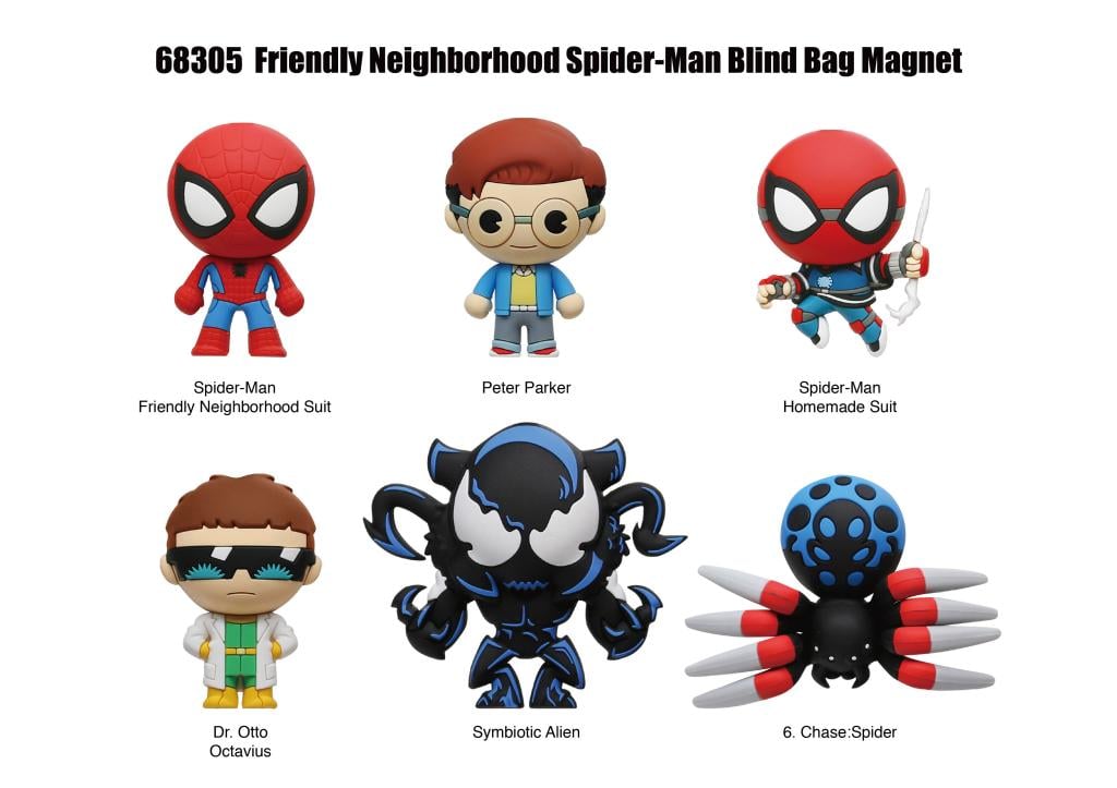 SPIDER-MAN - Series 1 - 3D Foam Magnets in blind bags (Display 12 Pcs) - 2