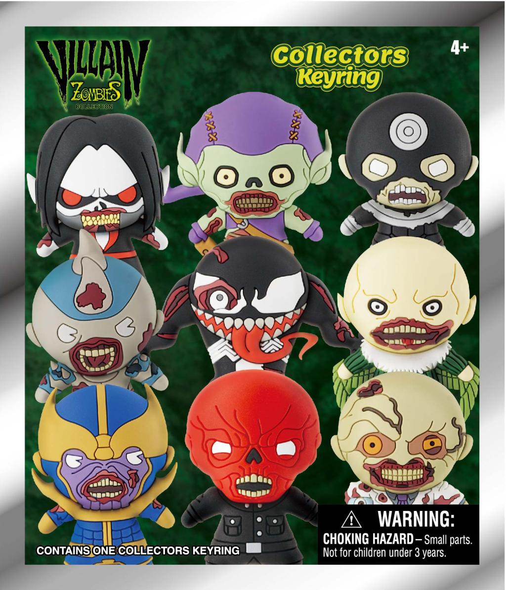 MARVEL ZOMBIES - Series 1 - 3D Foam Bag Clip (Display 24 Pcs) - 3