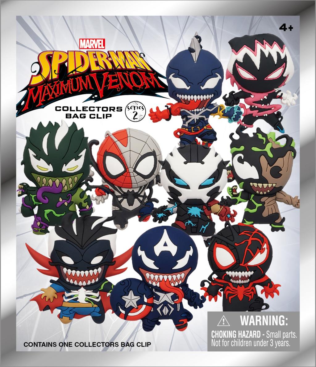 VENOM - Series 2 - 3D Foam Bag Clip (Display 24 Pcs) - 3