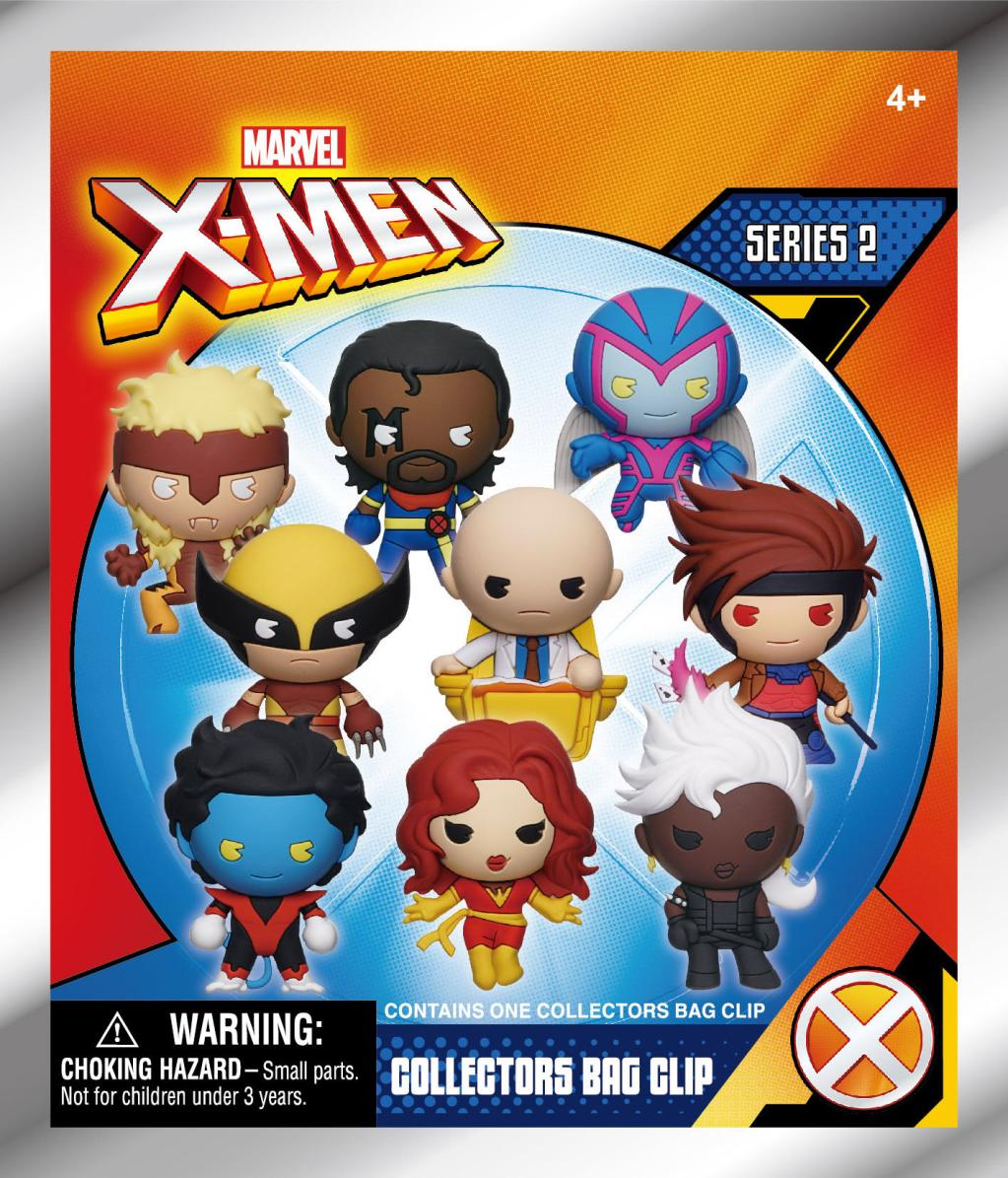 X-MEN CLASSIC - Series 2 - 3D Foam Bag Clip (Display 24 Pcs) - 3