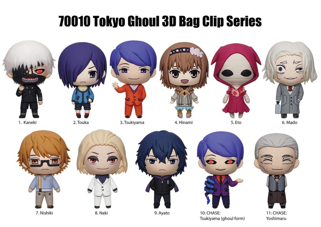 TOKYO GHOUL - 3D Foam Bag Clip (Display 24 Pcs) - 2