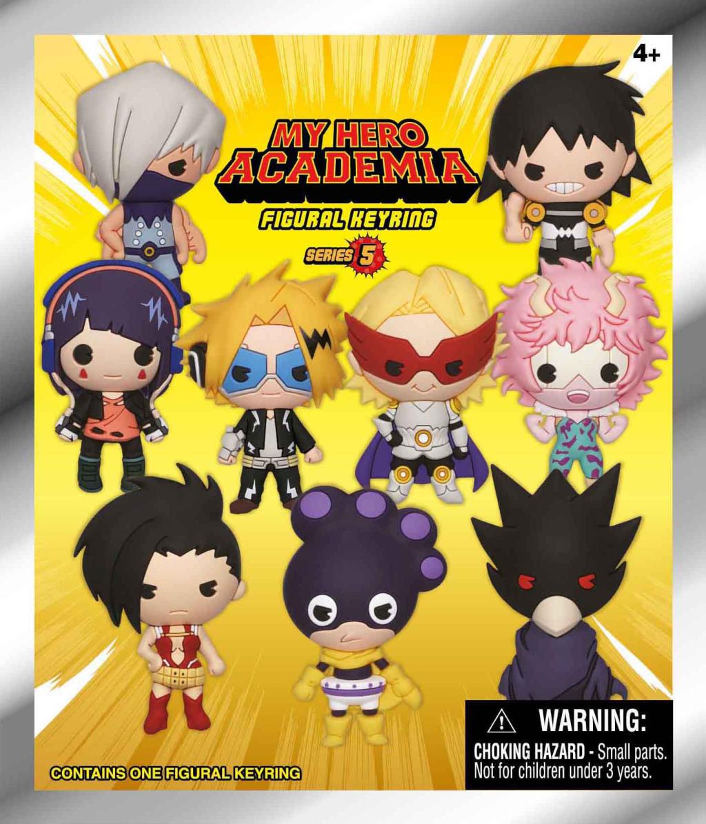 MY HERO ACADEMIA - Series 5 - 3D Foam Bag Clip (Display 24 Pcs) - 3