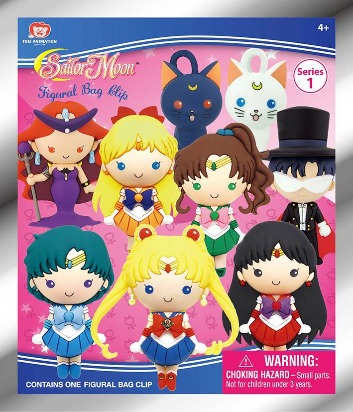 SAILOR MOON - Series 1 - 3D Foam Bag Clip (Display 24 Pcs) - 3