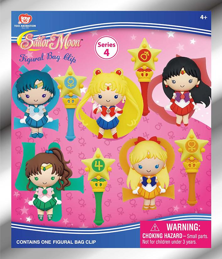SAILOR MOON - Series 4 - 3D Foam Bag Clip (Display 24 Pcs) - 3