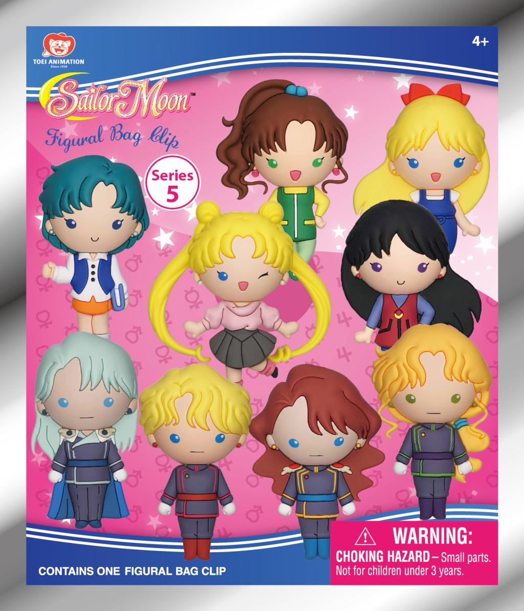 SAILOR MOON - Series 5 - 3D Foam Bag Clip (Display 24 Pcs) - 3