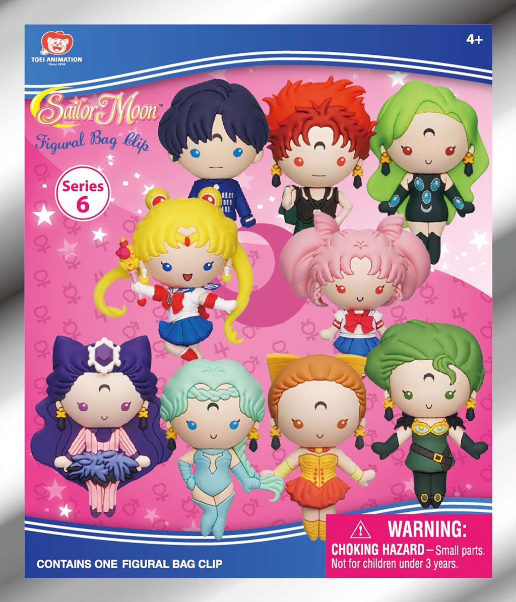 SAILOR MOON - Series 6 - 3D Foam Bag Clip (Display 24 Pcs) - 3