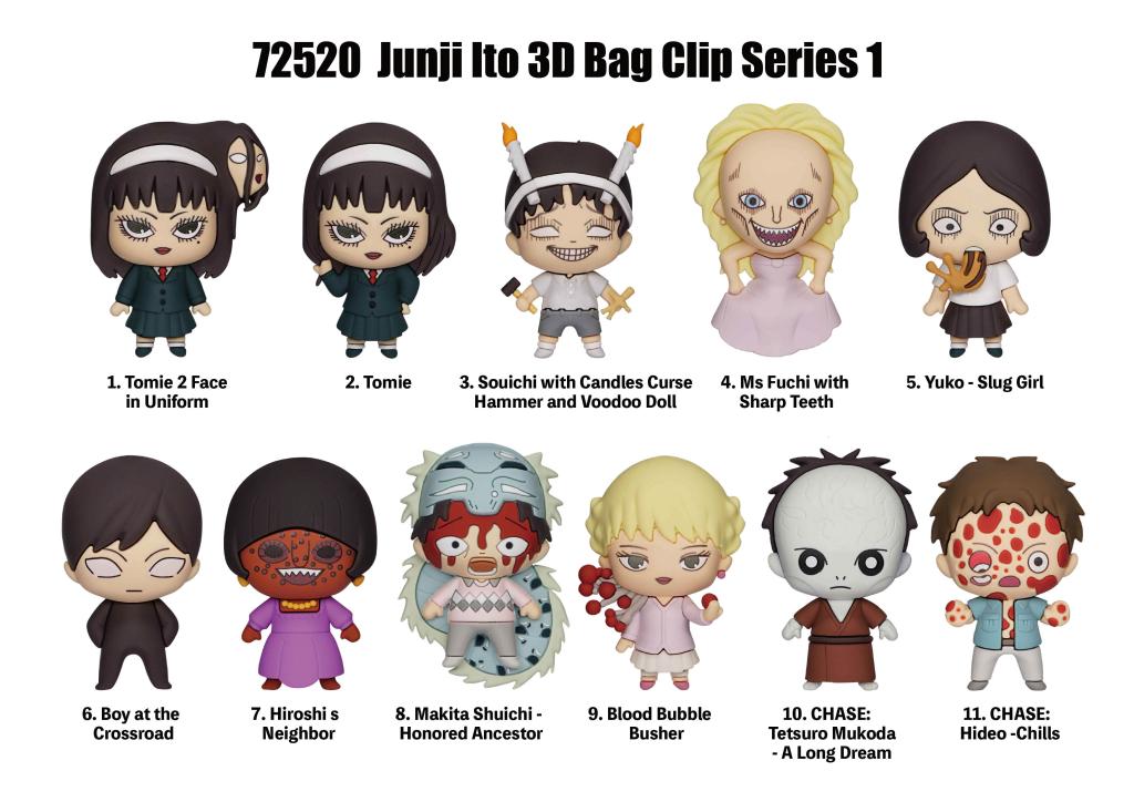 JUNJI ITO - Series 1 - 3D Foam Bag Clip (Display 24 Pcs) - 2