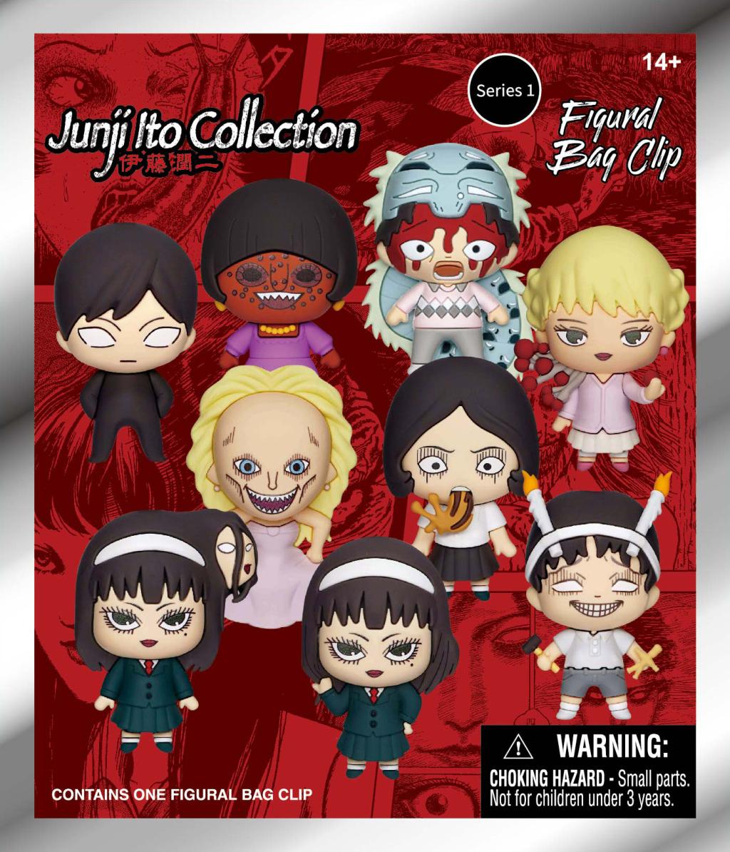 JUNJI ITO - Series 1 - 3D Foam Bag Clip (Display 24 Pcs) - 3