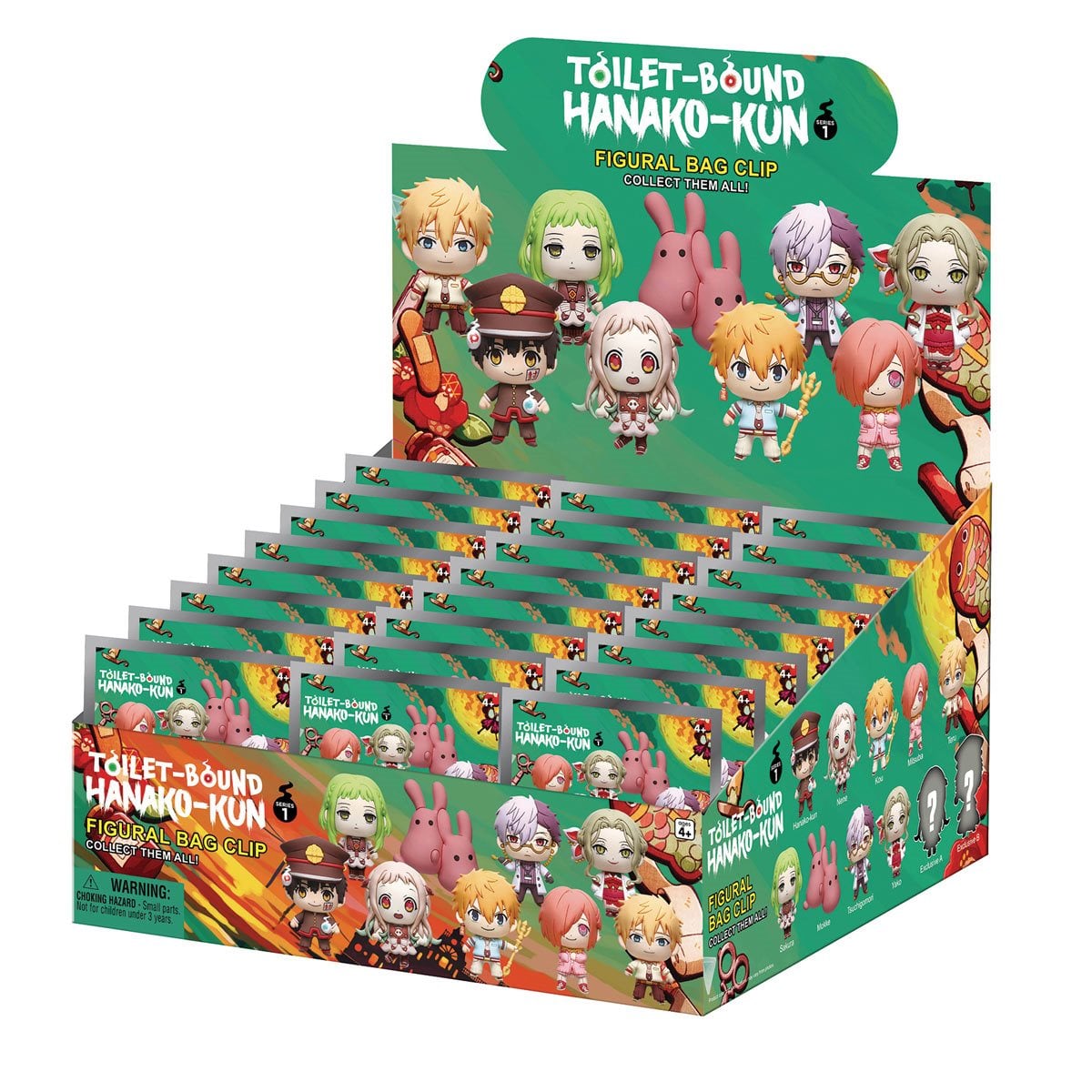 TOILET BOUND HANAKO-KUN - Series 1 - 3D Foam Bag Clip (Display 24