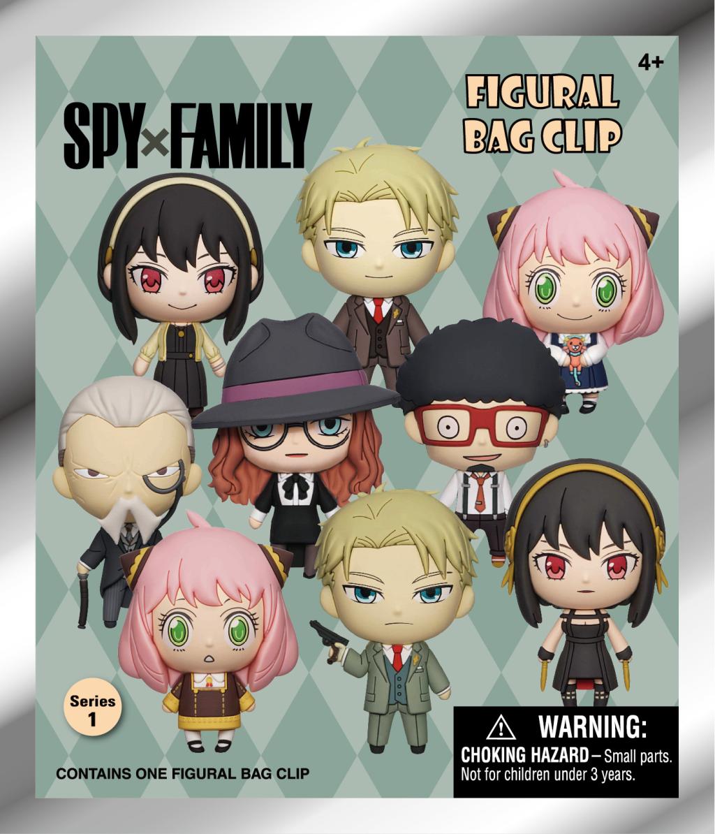 SPY X FAMILY - Series 1 - 3D Foam Bag Clip (Display 24 Pcs) - 3