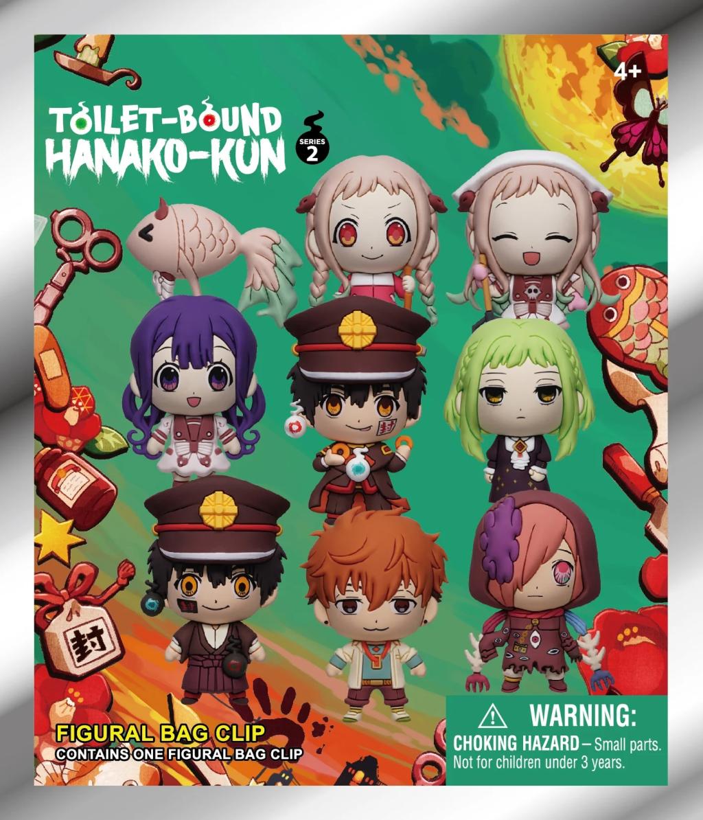 TOILET BOUND HANAKO KUN - Charm Bag Clip (Display 24 Pcs) - 3