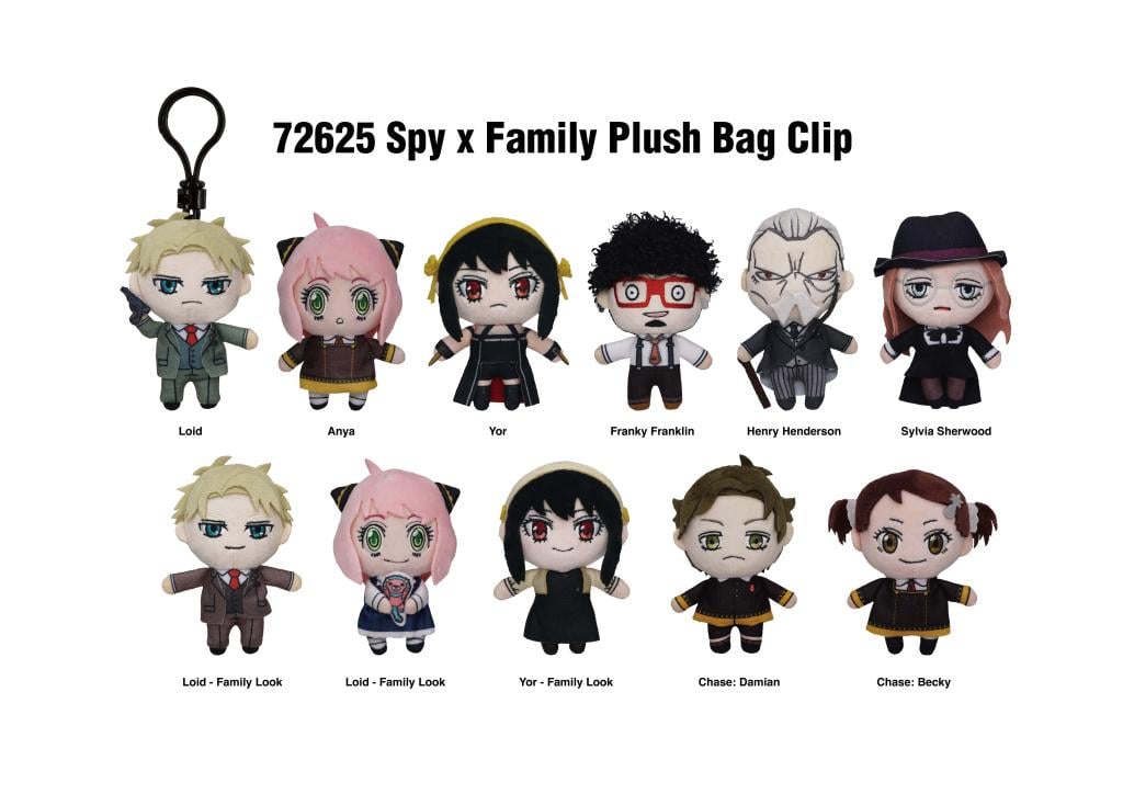 SPY X FAMILY - Plush Bag Clip (Display 24 Pcs) - 2