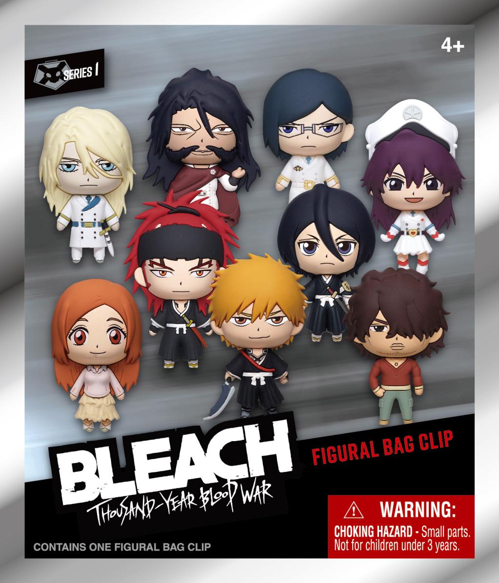 BLEACH TYBW - Series 1 - 3D Foam Bag Clip (Display 24 Pcs) - 3