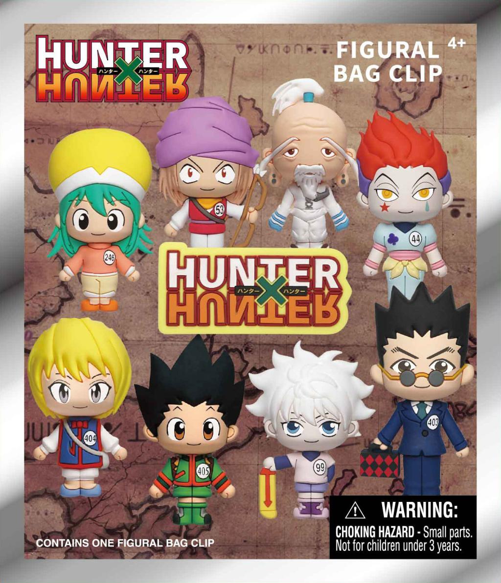 HUNTER X HUNTER - Series 1 - 3D Foam Bag Clip (Display 24 Pcs) - 3