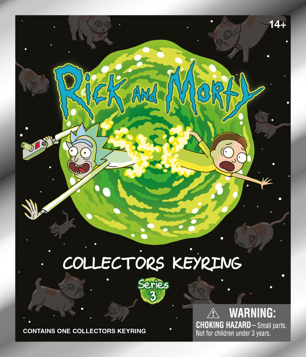 RICK & MORTY - Series 3 - 3D Foam Bag Clip (Display 24 Pcs) - 3