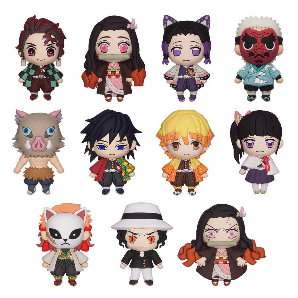DEMON SLAYER - Series 1 - 3D Foam Bag Clip (Display 24 Pcs) - 2