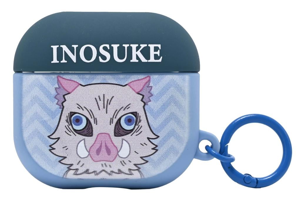 DEMON SLAYER - Inosuke - 3D Foam Airpods Case Bag Clip - 2