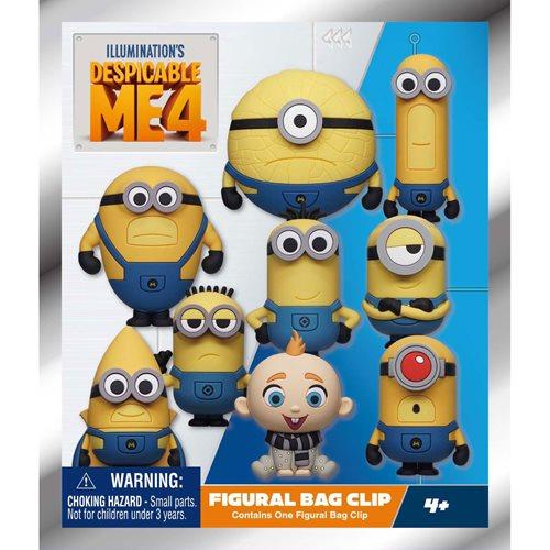 MOI MOCHE ET MECHANT 4 - Series 1 - 3D Foam Bag Clip (Display 24 Pcs) - 2