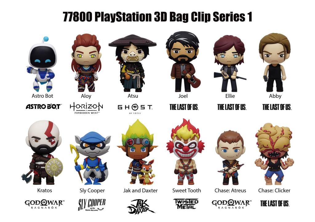 PLAYSTATION - Series 1 - 3D Foam Bag Clip (Display 24 Pcs) - 2