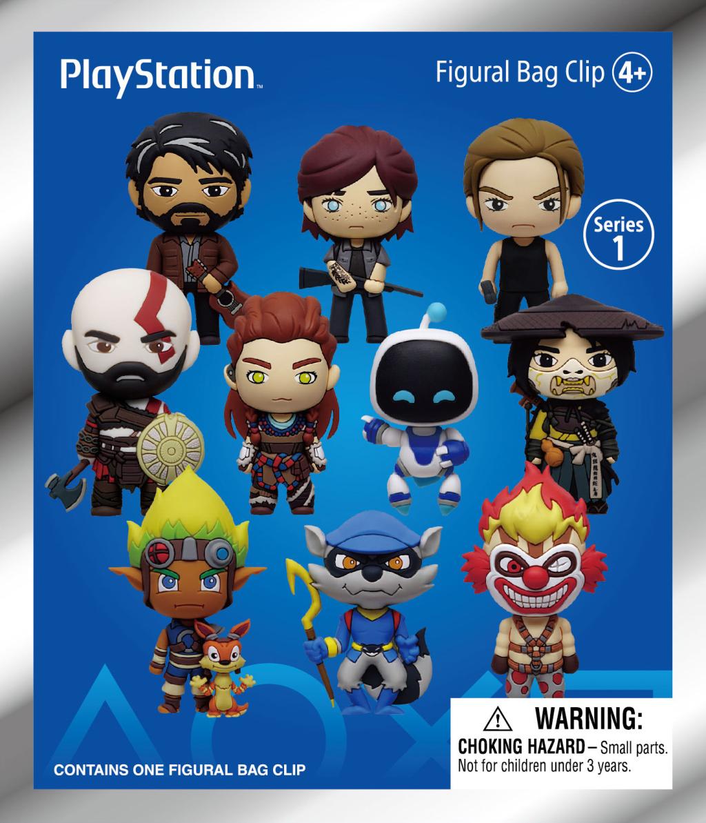 PLAYSTATION - Series 1 - 3D Foam Bag Clip (Display 24 Pcs) - 3