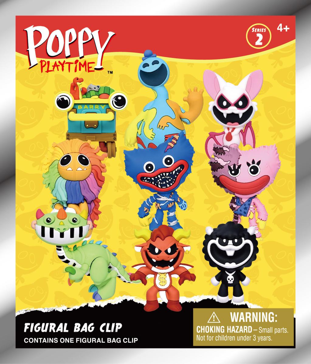 POPPY PLAYTIME - Series 2 - 3D Foam Bag Clip (Display 24 Pcs) - 3