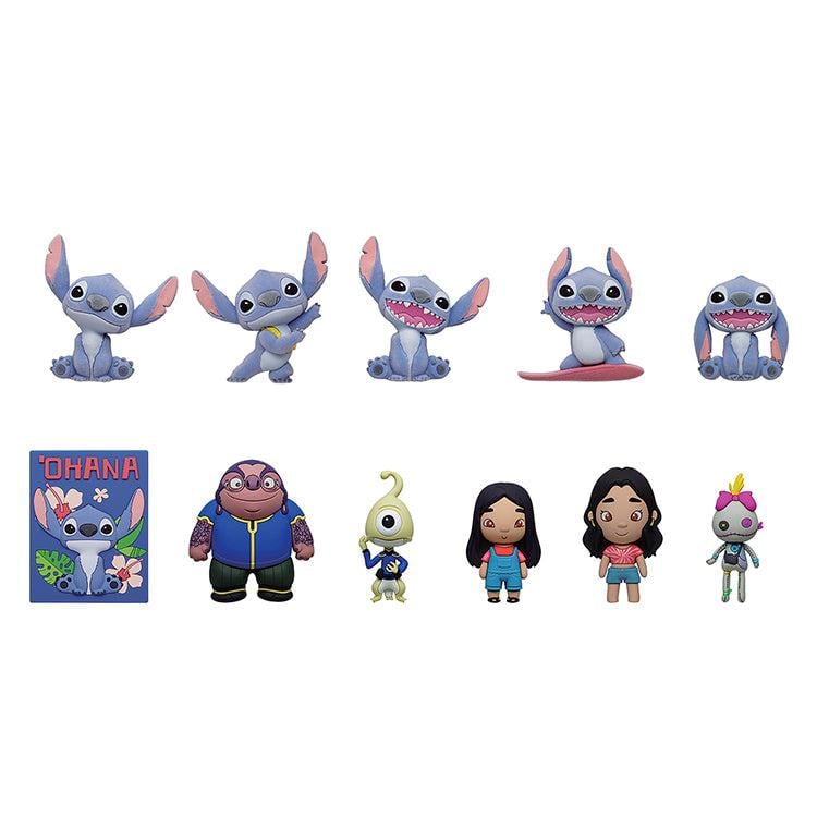 LILO & STITCH MOVIE - Series 1 - 3D Foam Bag Clip (Display 24 Pcs) - 3