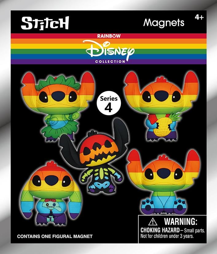 STITCH - Serie 4 - 3D Foam Magnets in blind bags (Display 12 Pcs) - 3