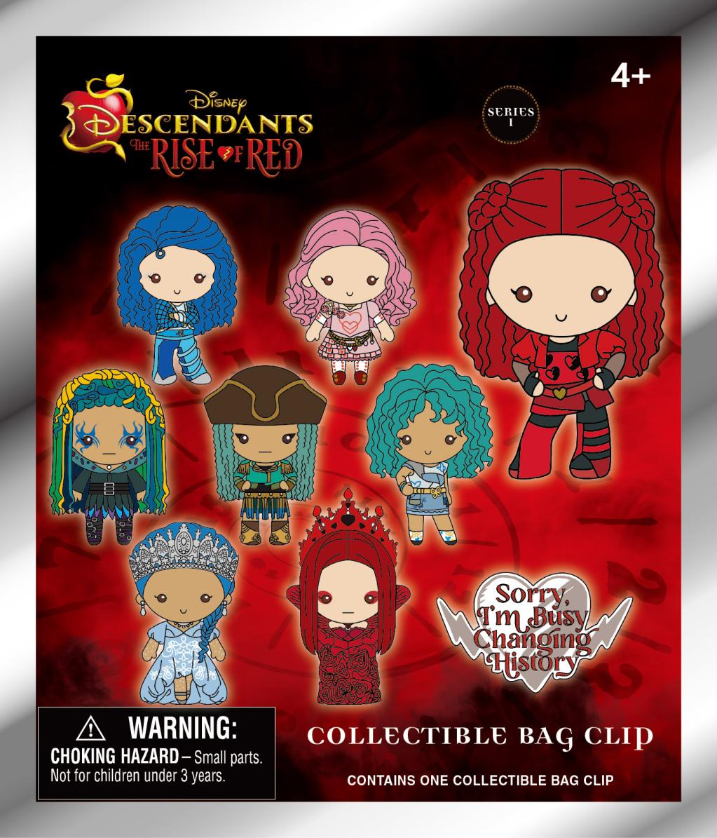 DESCENDANTS - Series 1 - 3D Foam Bag Clip (Display 24 Pcs) - 3