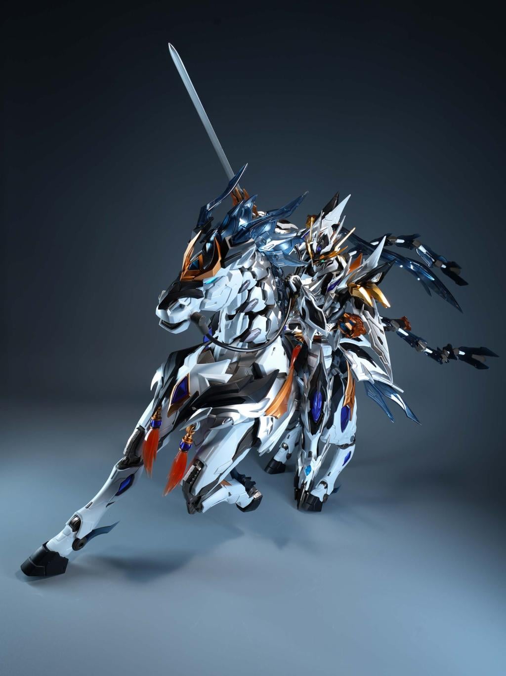 MOTOR NUCLEAR -MNP-XH05WA Zhao Yun Majestic Color -Model Kit 23 & 32cm - 3