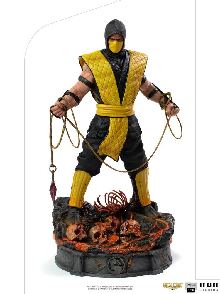 MORTAL KOMBAT Scorpion Statuette Art Scale '22.5x12x11cm